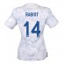Günstige Frankreich Adrien Rabiot #14 Auswärts Fussballtrikot Damen WM 2022 Kurzarm